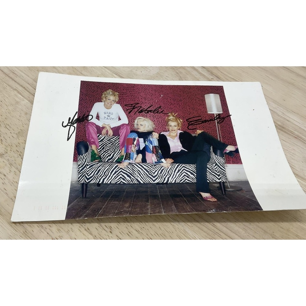 Vintage 1999 Dixie Chicks Facsimile Signed Photo Postcard Country Music Promo